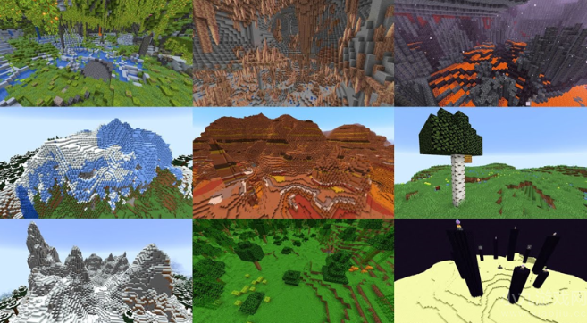 我的世界全新加入原始桦木森林-分享MC8个罕见群系