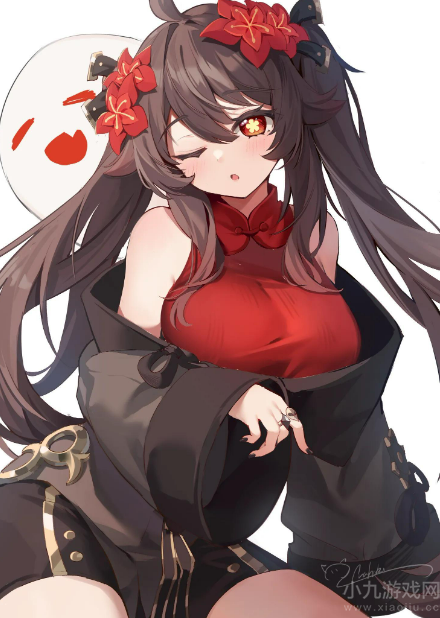 原神胡桃去掉所有服装不遮挡高清表情图分享